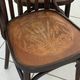 Set of 4 vintage bistro chairs from the 1960s.