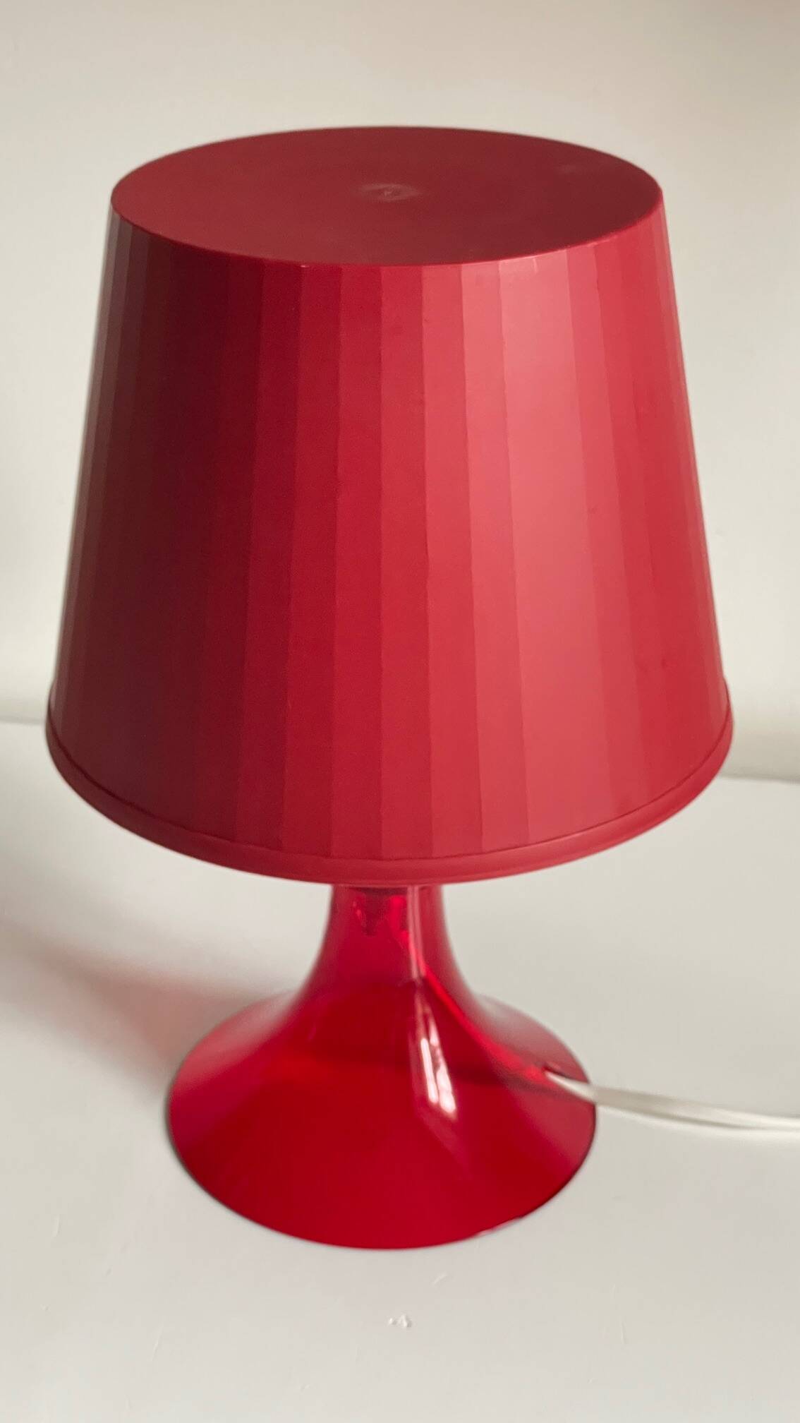 Red Vintage Ikea Lamp