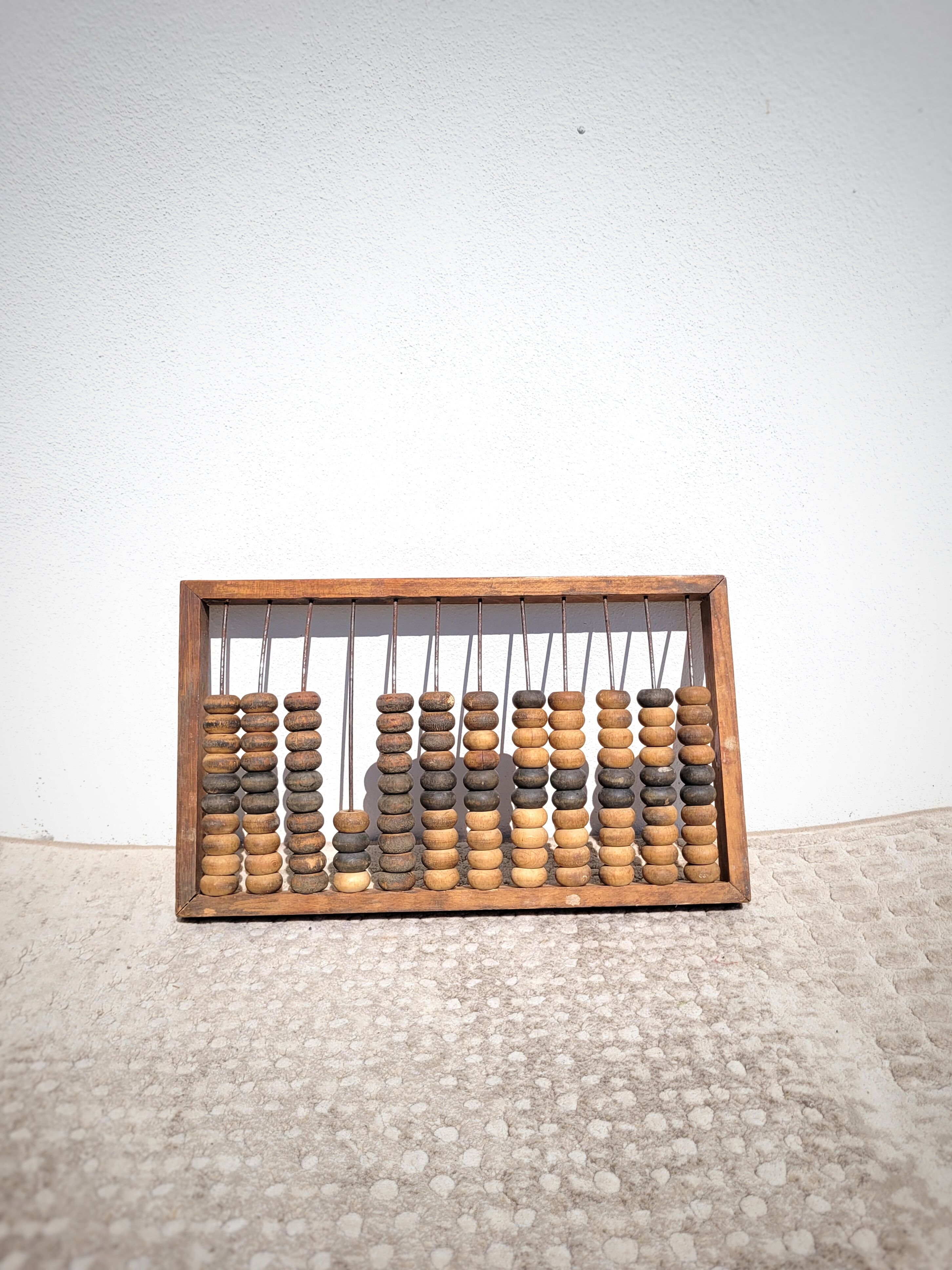 Old wooden abacus