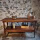 Console / service table or kitchen island French antique, 1880–1920