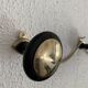 Vintage 1960s gold coat rack with 3 hooks - 45 x 7 cm