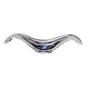 Crystal cup stamped Baccarat France, tableware design.