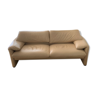 Cassina leather Maralunga sofa