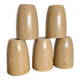 Lot de Gobelets Digoin beige