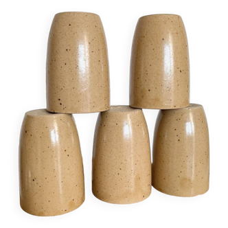 Set of Beige Digoin Cups