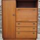 Secretary wardrobe Maison Gautier teak – multifunctional vintage furniture from the 60s