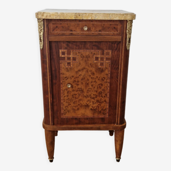 Low furniture marquetry style louis XVI