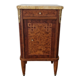 Low furniture marquetry style louis XVI