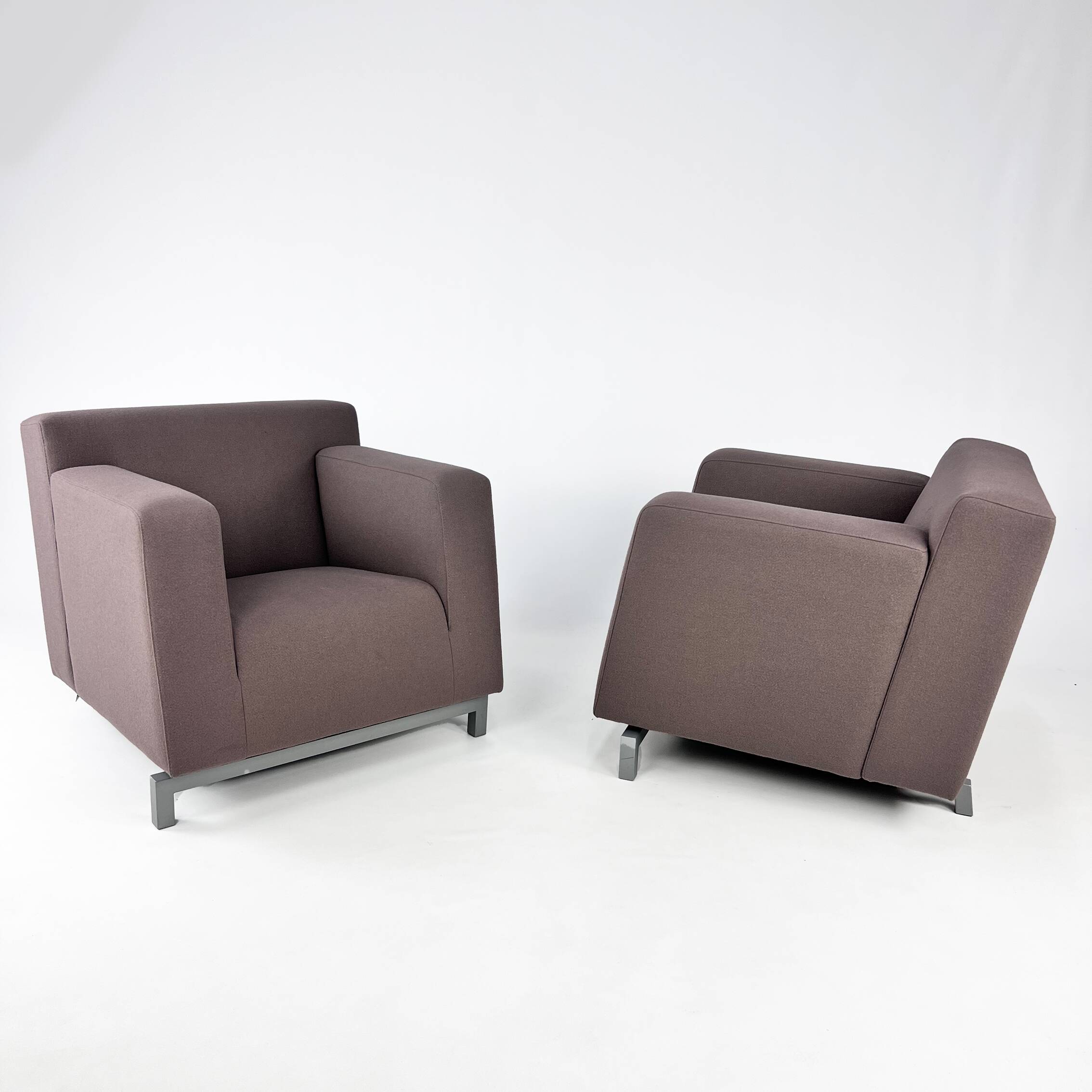 Set of 2 Pastoe Roots Lounge Chairs by Hannes Wettstein, 1998