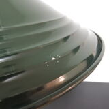 Suspension rises and falls in metal