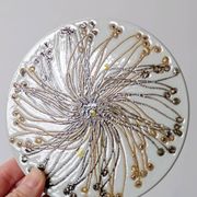 Set of 2 Royal Copenhagen trivets, Denmark, 1970s