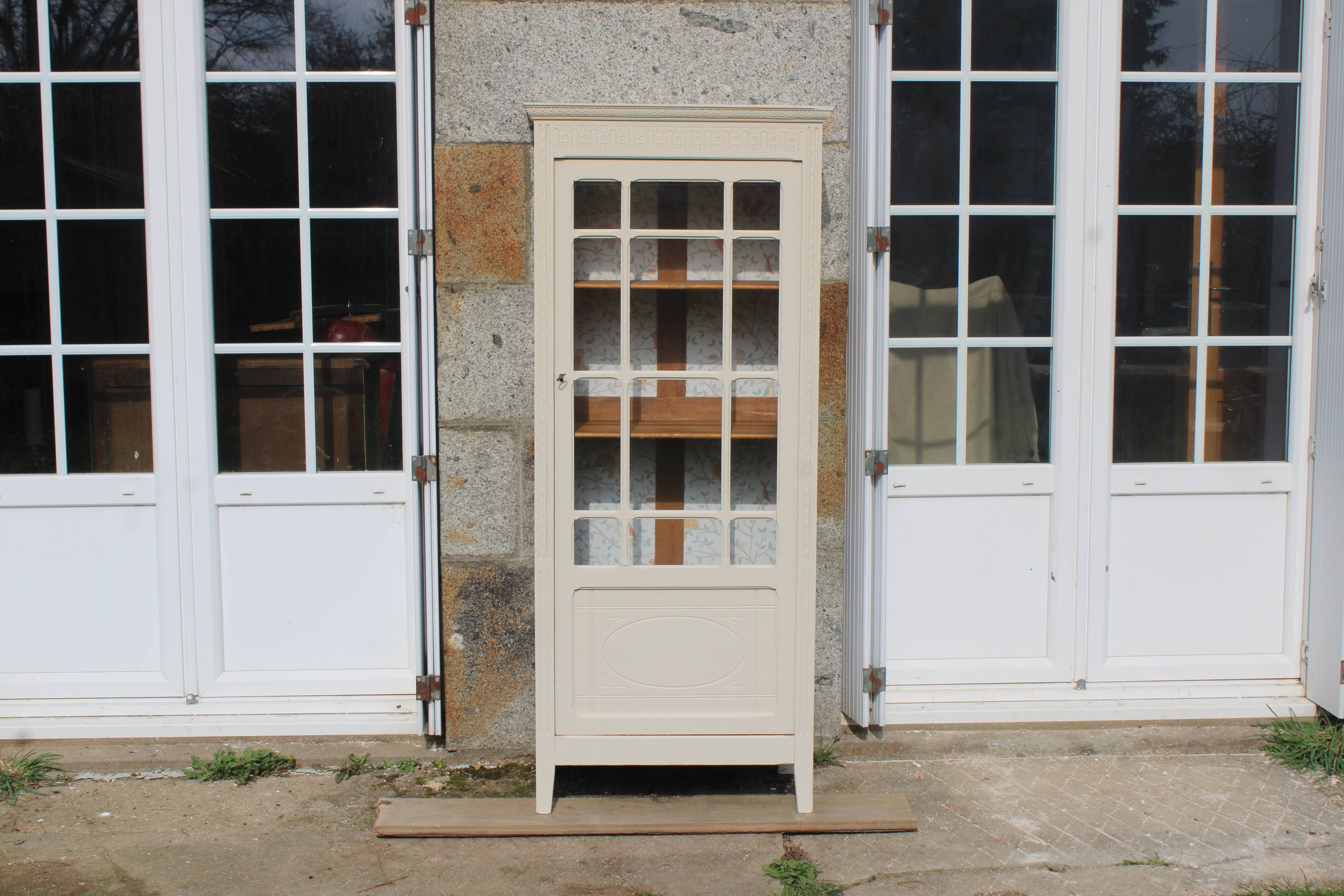 Antique Art Deco display cabinet – Camomille Libéron – 162 cm