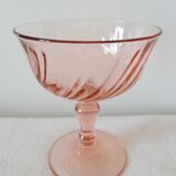 Suite of 6 pink cups