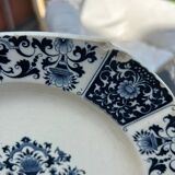 6 Terre de Fer Gien Ibis plates