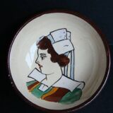 Vintage Quimper earthenware bowl