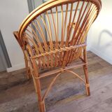 Rattan armchair