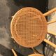Pair of wooden chairs sews blonde