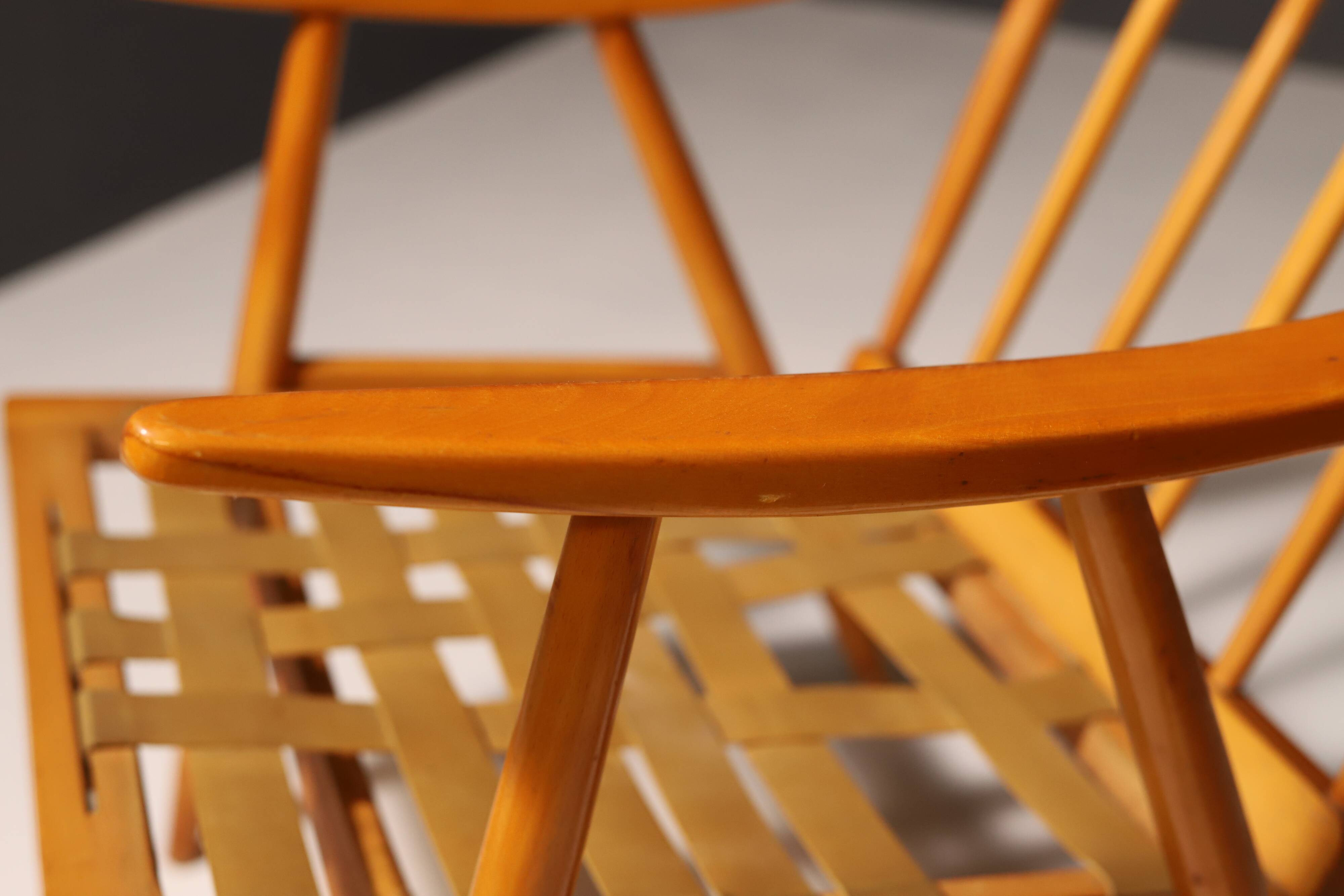 Pair of mid-century armchairs by Jaroslav Šmídek for TON, 1970s