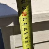 Small Parisian sideboard with one drawer and two doors, white lacquered