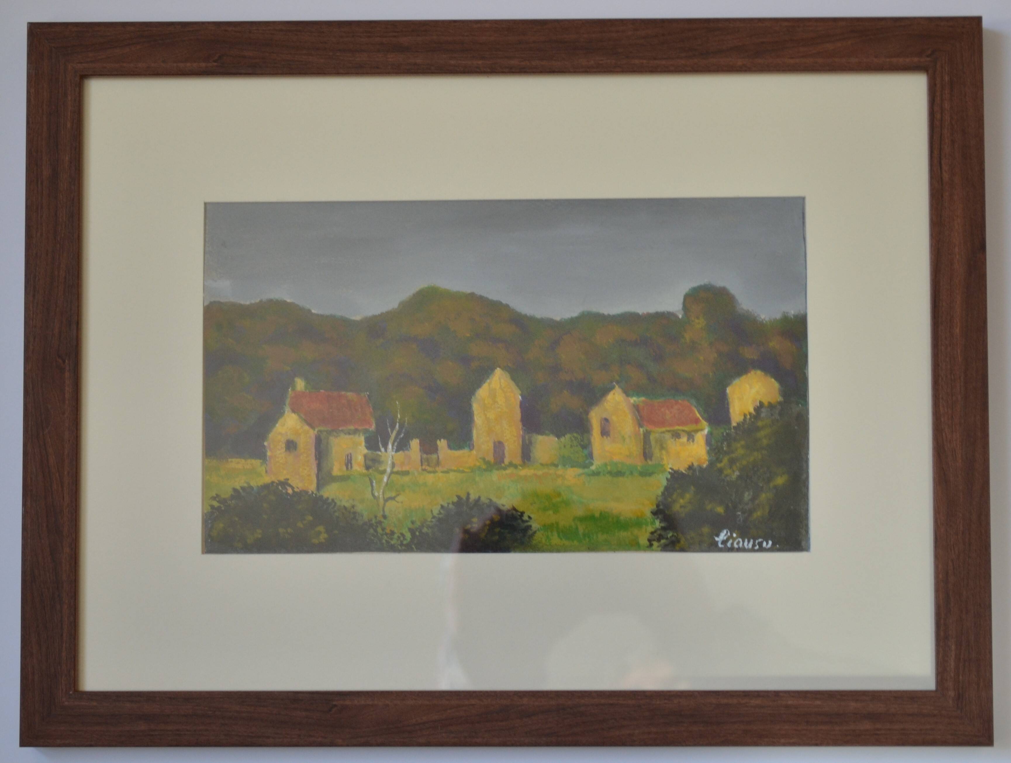 Gouache on paper by Camille Liausu