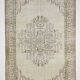 Tapis Vintage Tons Neutres Beige Motif Discret Élégant, 166x244 Cm