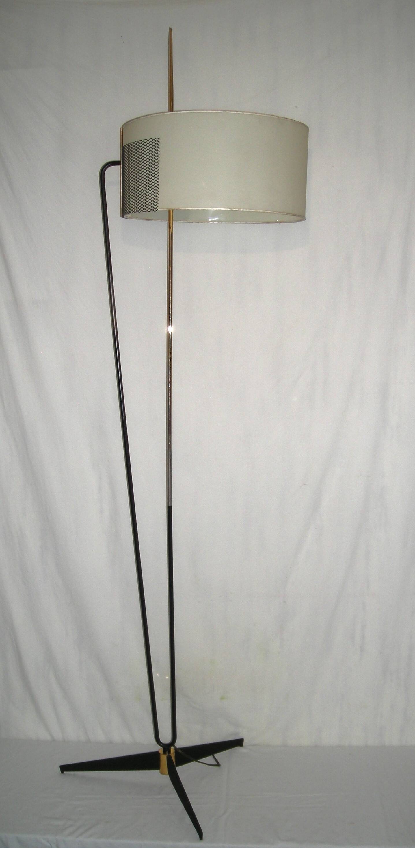 Lampadaire tripode Arlus, années 50