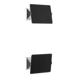 Three French Mid Century Wall Lamps by Charlotte Perriand, 1960s