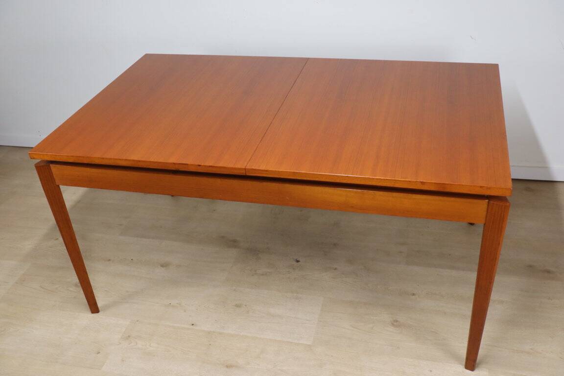 Vintage extendable teak dining table - 1960