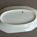 ravier in white porcelain of Limoges - octagonal shape
