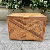 Vintage rattan chest