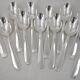 Christofle Atlas model, Art Deco, 12 dessert cutlery sets, 24 pieces, silver-plated metal.