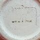 Bonbonnière or pot with ceramic art deco lid signed brisdoux