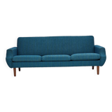 1970s, Danish 3-seater sofa, furniture wool, teak wood.