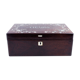Wooden and mother-of-pearl cigar box