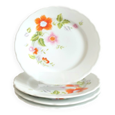 Assiettes à dessert vintage