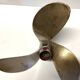 Antique Marine Three-Blade Boat Propeller Solid Bronze Early 1900s