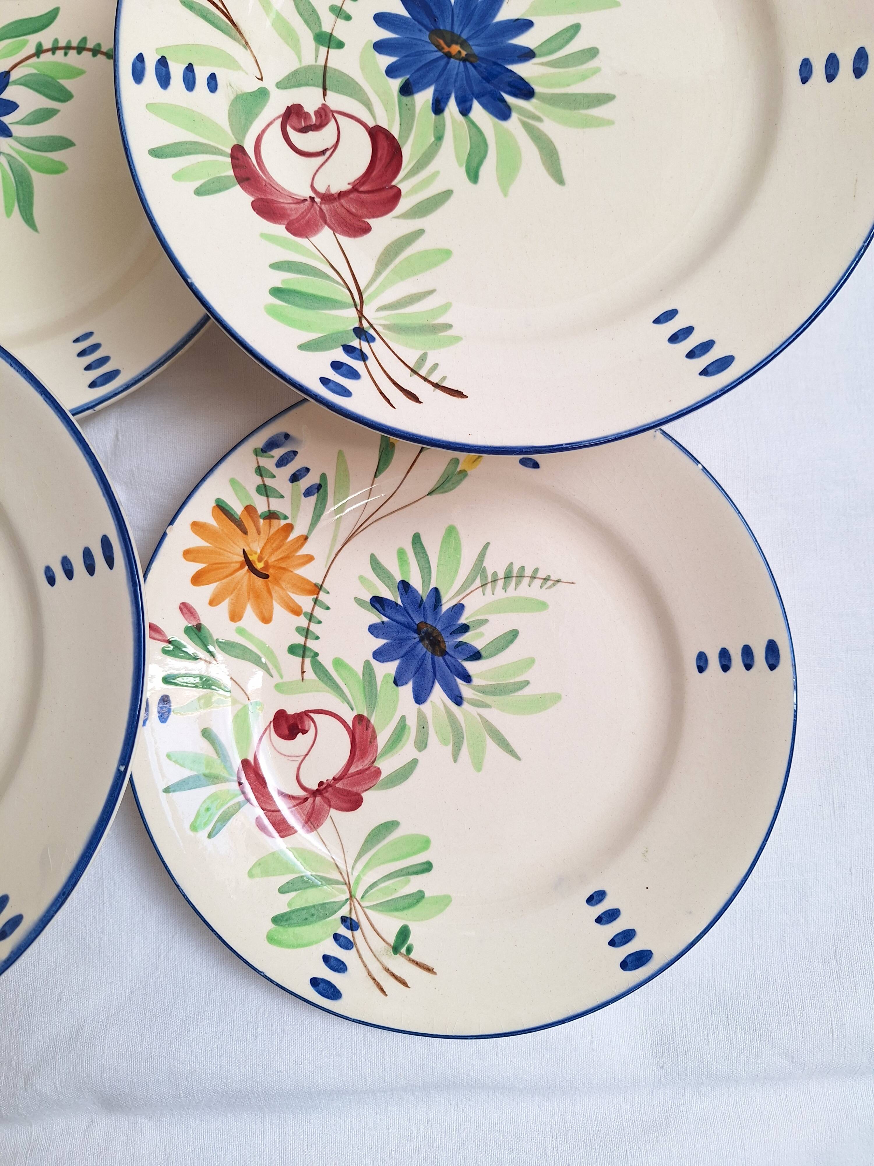 Assiettes plates Longchamp