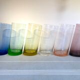 Vintage colorful design glasses year 70-80