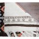 1980s Vintage Turkish Hand-Knotted Wool Cotton White Runner Rug 75x385
