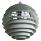 Large pendants from the early last century from the Louvre by Poul Henningsen for Louis Poulsen, 1962.