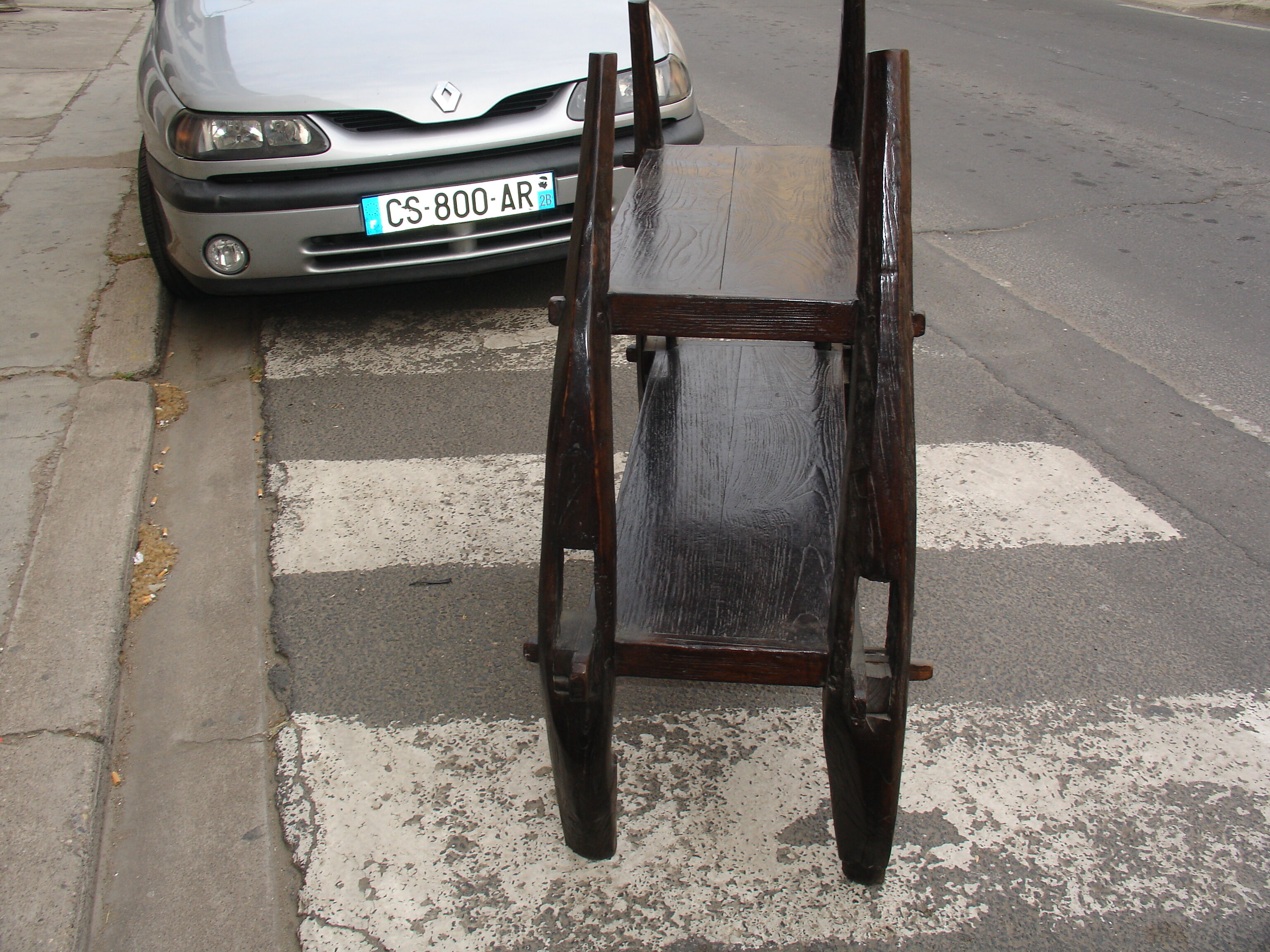 Folk Art Console in Mulberry