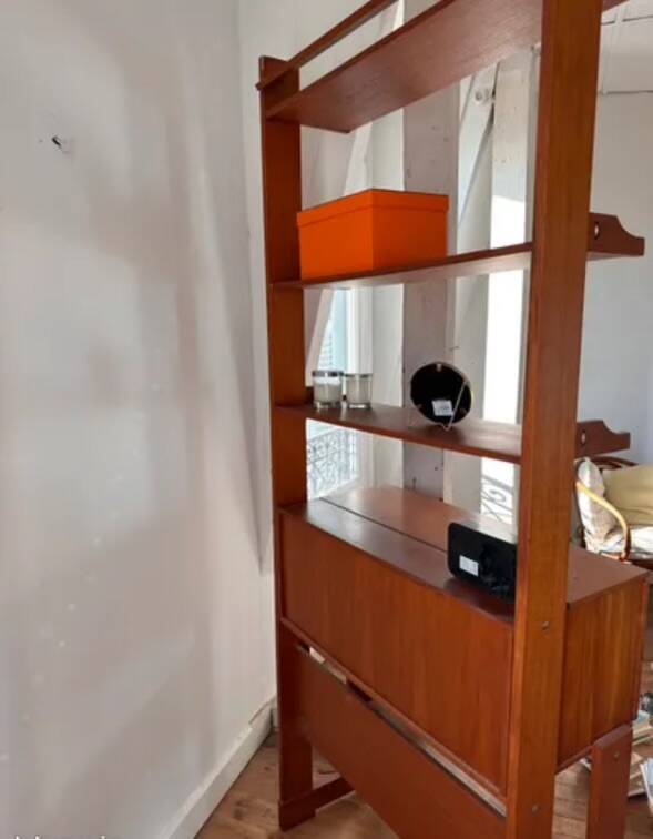 Vintage teak shelf/secretary