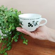 Grande tasse à chocolat Badonviller, cerisette