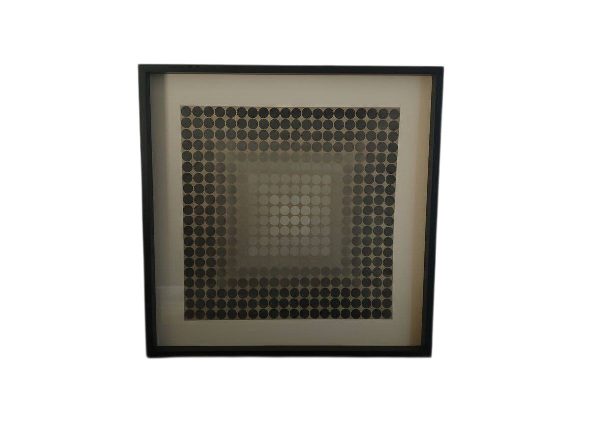 Victor Vasarely after work CTA-102 1965