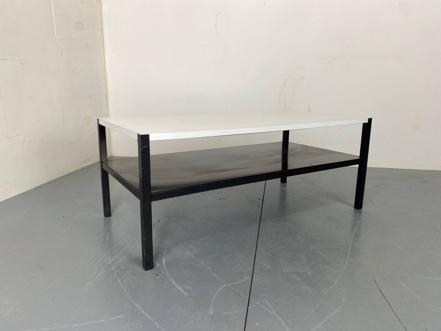 Mid Century Modernist Black and White coffee table by Wim Rietveld, 1960s