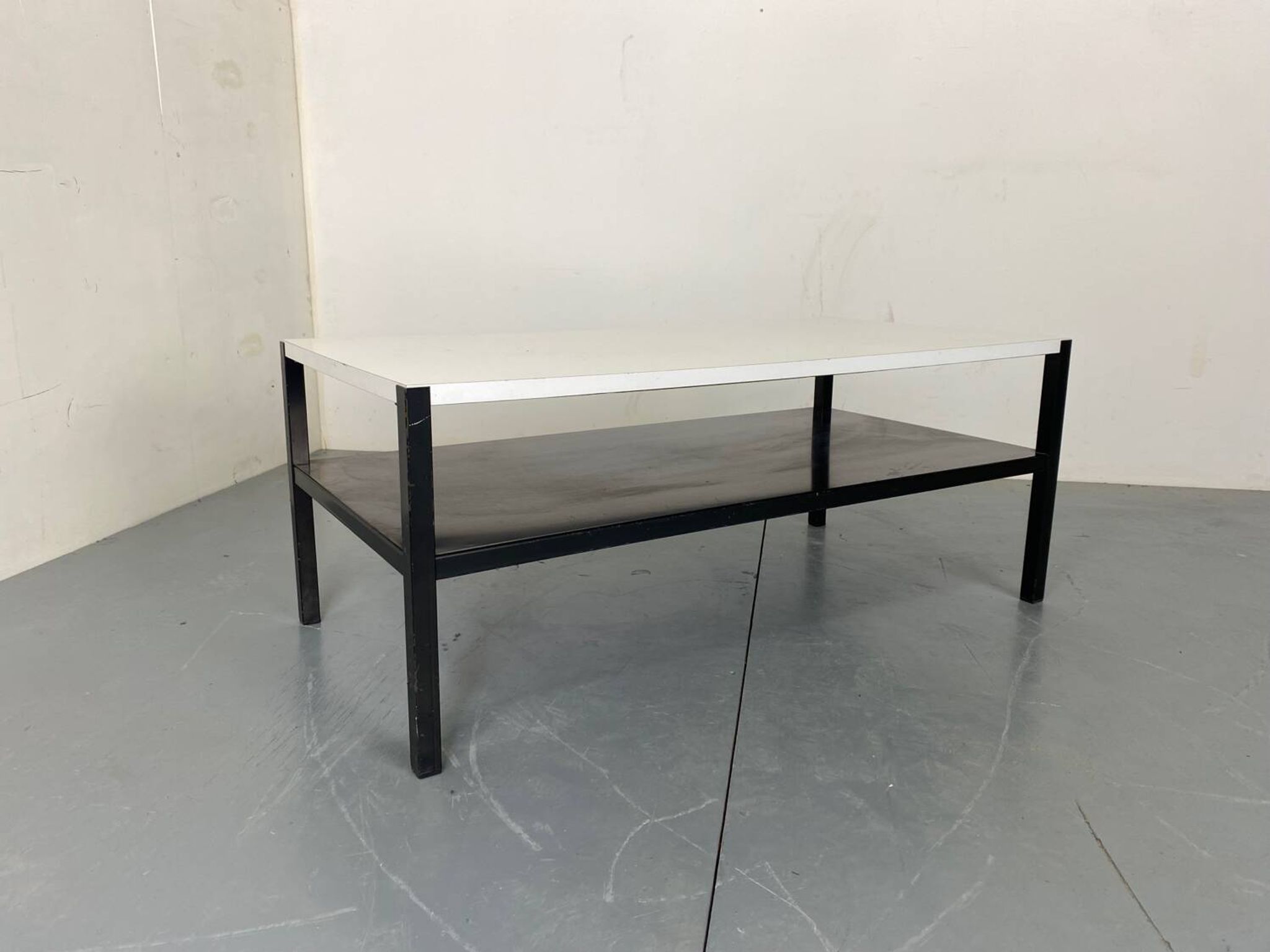 Mid Century Modernist Black and White coffee table by Wim Rietveld, 1960s