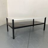 Mid Century Modernist Black and White coffee table by Wim Rietveld, 1960s