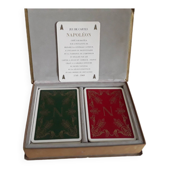 Coffret 2 jeux de cartes Napoléon 1969