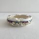Vintage round ashtray in Digoin Sarreguemines earthenware.