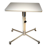 Side furniture with chrome wheels from the 60s